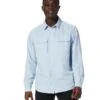 Mountain Hardwear Men's Canyon Long Sleeve Shirt -KUHL Sales 14516 BLUE CHAMBRAY l