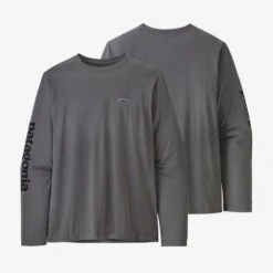 Patagonia Men's LS Capilene Cool Daily Fish Graphic