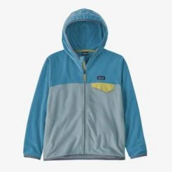 Patagonia Boy's Micro D Snap-T Fleece Jacket 10 Patagonia Boy's Micro D Snap-T Fleece Jacket -KUHL Sales 23680 STEAM BL W LAGO BLUE l