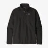 Patagonia Men's Better Sweater 1/4-Zip Fleece 1 Patagonia Men's Better Sweater 1/4-Zip Fleece -KUHL Sales 26836 BLACK l