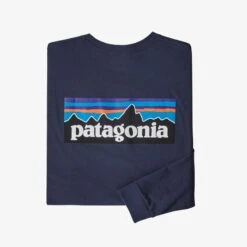 Patagonia Men's Long Sleeve P-6 Logo Responsibili-Tee 11 Patagonia Men's Long Sleeve P-6 Logo Responsibili-Tee -KUHL Sales 27647 CLASSIC NAVY l