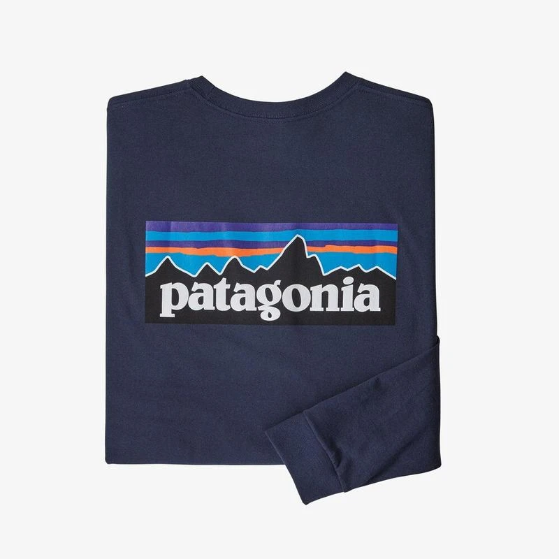 Patagonia Men's Long Sleeve P-6 Logo Responsibili-Tee 4 Patagonia Men's Long Sleeve P-6 Logo Responsibili-Tee - Image 2