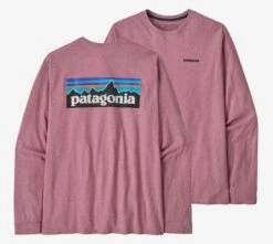 Patagonia Men's Long Sleeve P-6 Logo Responsibili-Tee 12 Patagonia Men's Long Sleeve P-6 Logo Responsibili-Tee -KUHL Sales 27647 EVENING MAUVE l