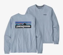 Patagonia Men's Long Sleeve P-6 Logo Responsibili-Tee 14 Patagonia Men's Long Sleeve P-6 Logo Responsibili-Tee -KUHL Sales 27647 STEAM BLUE l
