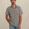 Men's Fletch Short Sleeve Shirt -KUHL Sales 27673 MIDNIGHT FISH PRINT l