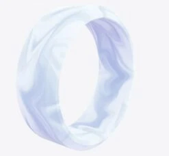 Modern Pastel Agate Silicone Ring