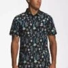The North Face Men's Short Sleeve Baytrail Pattern Shirt -KUHL Sales 29443 SUPER SONIC BL CACTU l