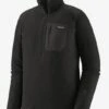 Patagonia Men's R1 Air Zip Neck -KUHL Sales 30034 BLACK l