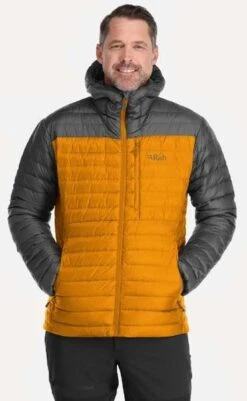 Rab Men's Microlight Alpine Jacket 8 Rab Men's Microlight Alpine Jacket -KUHL Sales 30393 GRAPHENE MARMALADE l