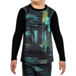 Blackstrap Kid's Therma Crew Top 9 Blackstrap Kid's Therma Crew Top -KUHL Sales 30408 ROBOTIC GREEN l