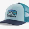 Patagonia Fitz Roy Horizons Trucker Hat -KUHL Sales 30755 FIN BLUE l