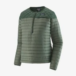 Patagonia Women's AlpLight Down Pullover -KUHL Sales 30763 HEMLOCK GREEN l