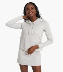 Vuori Women's Essential Hoodie -KUHL Sales 30998 SALT HEATHER l