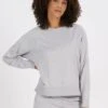 Vuori Women's LS Halo Crew -KUHL Sales 30999 PALE GREY HEATHER l