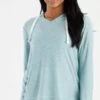 Women's Bamboo Slub Hoody -KUHL Sales 31055 OCEAN MIST l