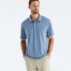 Men's Bamboo Flex Polo -KUHL Sales 31059 HEATHER DEEPWATER l