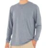 Men's Bamboo Flex Long Sleeve -KUHL Sales 31060 HEATHER BLUE DUSK l