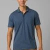 Men's PrAna Polo -KUHL Sales 31242 DENIM HEATHER l