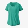 Patagonia Women's Cap Cool Trail Shirt -KUHL Sales 31589 FRESH TEAL l