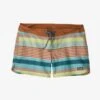 Patagonia Women's Wavefarer Boardshorts -5" -KUHL Sales 31599 FITZ STRIPE HENNA BW l