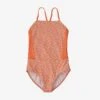 Patagonia Girls Shell Seeker One-Piece Swimsuit -KUHL Sales 31649 BELL FLOWER TIGER l