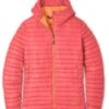 STIO Women's Pinion Down Hooded Jacket 1 STIO Women's Pinion Down Hooded Jacket -KUHL Sales 32751 PRICKLY ROSE l