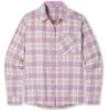 STIO Women's Dovetail Lightweight Flannel Shirt -KUHL Sales 32756 LAVENDER LAYER CHECK l