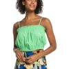 Roxy Women's Bikini Vibes Crop Top -KUHL Sales 33159 ABSINTHE GREEN l