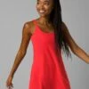 Prana Women's Luxara Dress 1 Prana Women's Luxara Dress -KUHL Sales 33276 CARMINE RED l