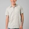 Prana Men's Stimmersee Shirt -KUHL Sales 33293 WATERFALL GEO FLORAL l