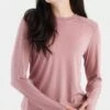 Women's Bamboo Shade Long Sleeve II 1 Women's Bamboo Shade Long Sleeve II -KUHL Sales 33314 ASH ROSE l