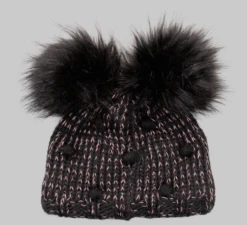 Obermeyer Kid's Paris Pom Pom Beanie -KUHL Sales ob78050bla