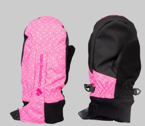 Obermeyer Kid's Thumbs Up Mitten Print 4 Obermeyer Kid's Thumbs Up Mitten Print - Image 2