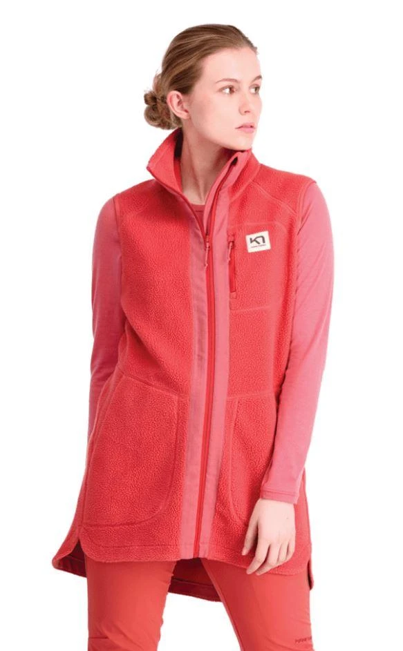 Kari Traa Women's Sanne Pile Vest Long 4 Kari Traa Women's Sanne Pile Vest Long - Image 2